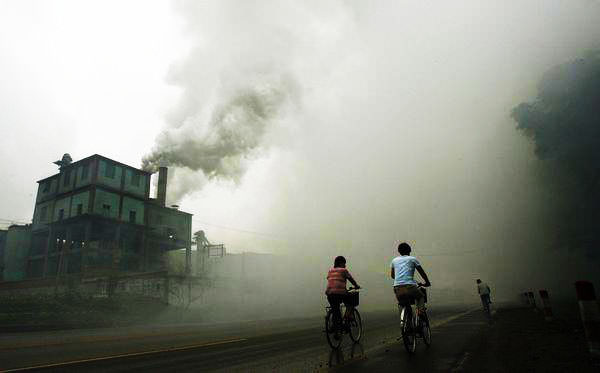 中国　大気汚染　石炭