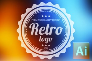 レトロなロゴ