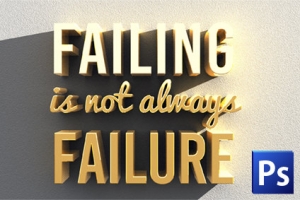 3Dゴールドテキスト