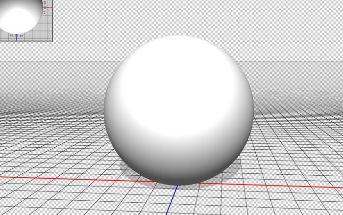 3Dメッシュ 球体