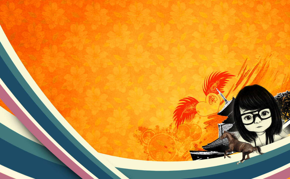 Photoshop CC チュートリアル / ファニーなラインデザイン