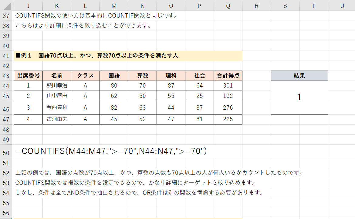 Count関数 とその他関数の使い方を徹底解説 データカウントの決定版 パソコン生活サポートpasonal