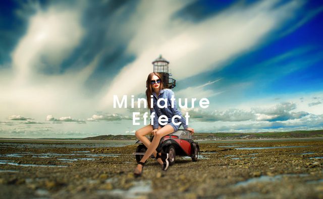 Photoshop ミニチュア風 エフェクト 簡単チュートリアル！