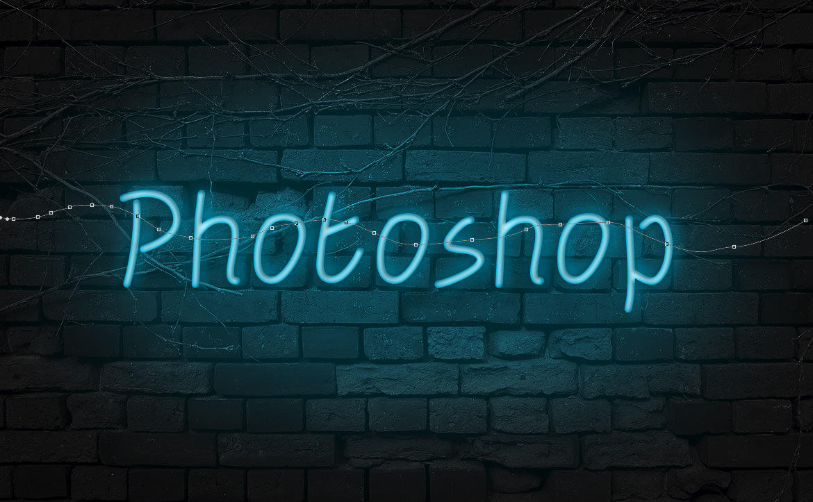 Photoshop ネオンエフェクト 簡単チュートリアル パソコン生活サポートpasonal