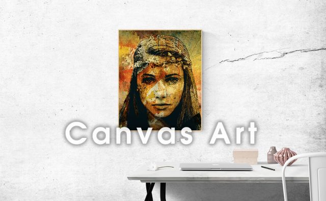 Photoshop キャンバス風アート 簡単チュートリアル！