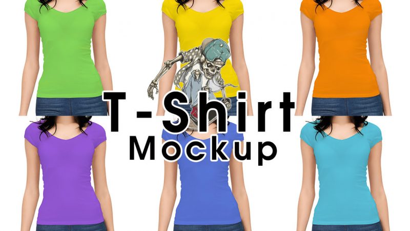 PhotoshopでTシャツのカラーを自在に変えるテクニック - モックアップ