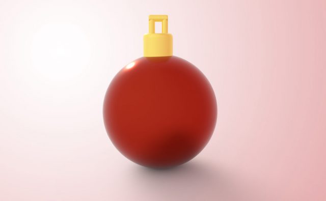 クリスマス ボール 赤色