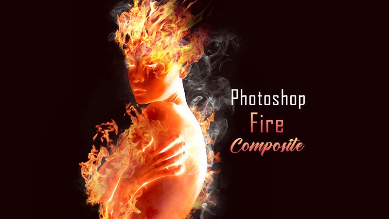 Photoshop 炎と人のコンポジット・テクニック / 簡単チュートリアル