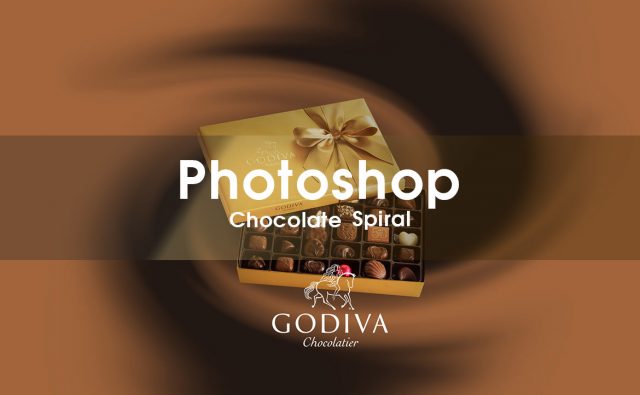 Photoshop CC 簡単にチョコレートの背景を作るチュートリアル