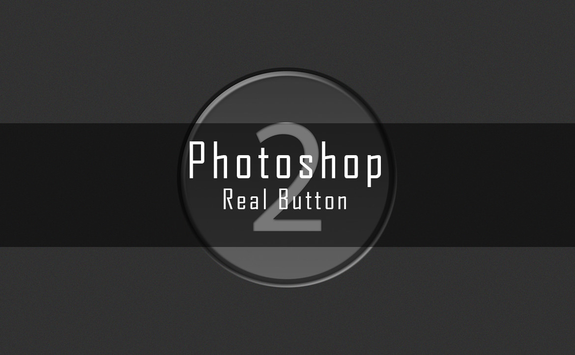 Photoshop ２分で出来る リアルなボタン