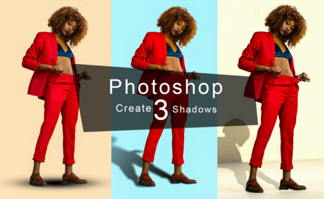 Photoshop 簡単な影の作り方３パターン ＋ リアルな影など